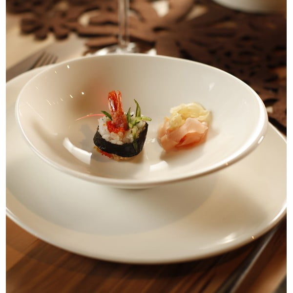 Komplet porcelanskih krožnikov in skled, 15 kosov-image-3