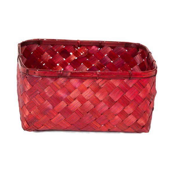 Košara za shranjevanje iz rdečega bambusa Compactor Hanoi, 30 x 23 cm-image-3