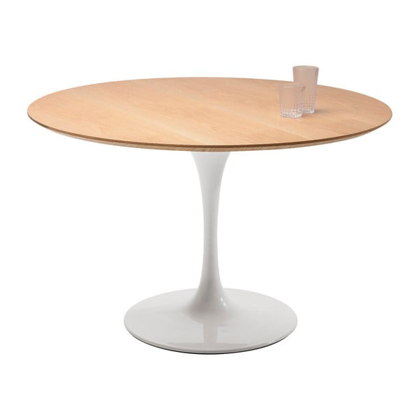Jedilna miza iz hrastovega lesa Kare Design Invitation, ⌀ 120 cm