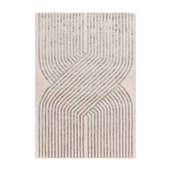 Kremno bela ročno tkana preproga iz mešanice volne 160x230 cm Matrix – Asiatic Carpets