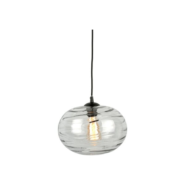 Viseča svetilka iz sivega stekla, višina 21 cm Sphere - Leitmotiv