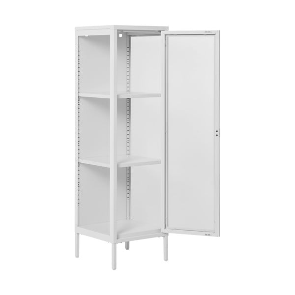 Bela kovinska vitrina 40x140 cm Brisbane – House Nordic-image-3