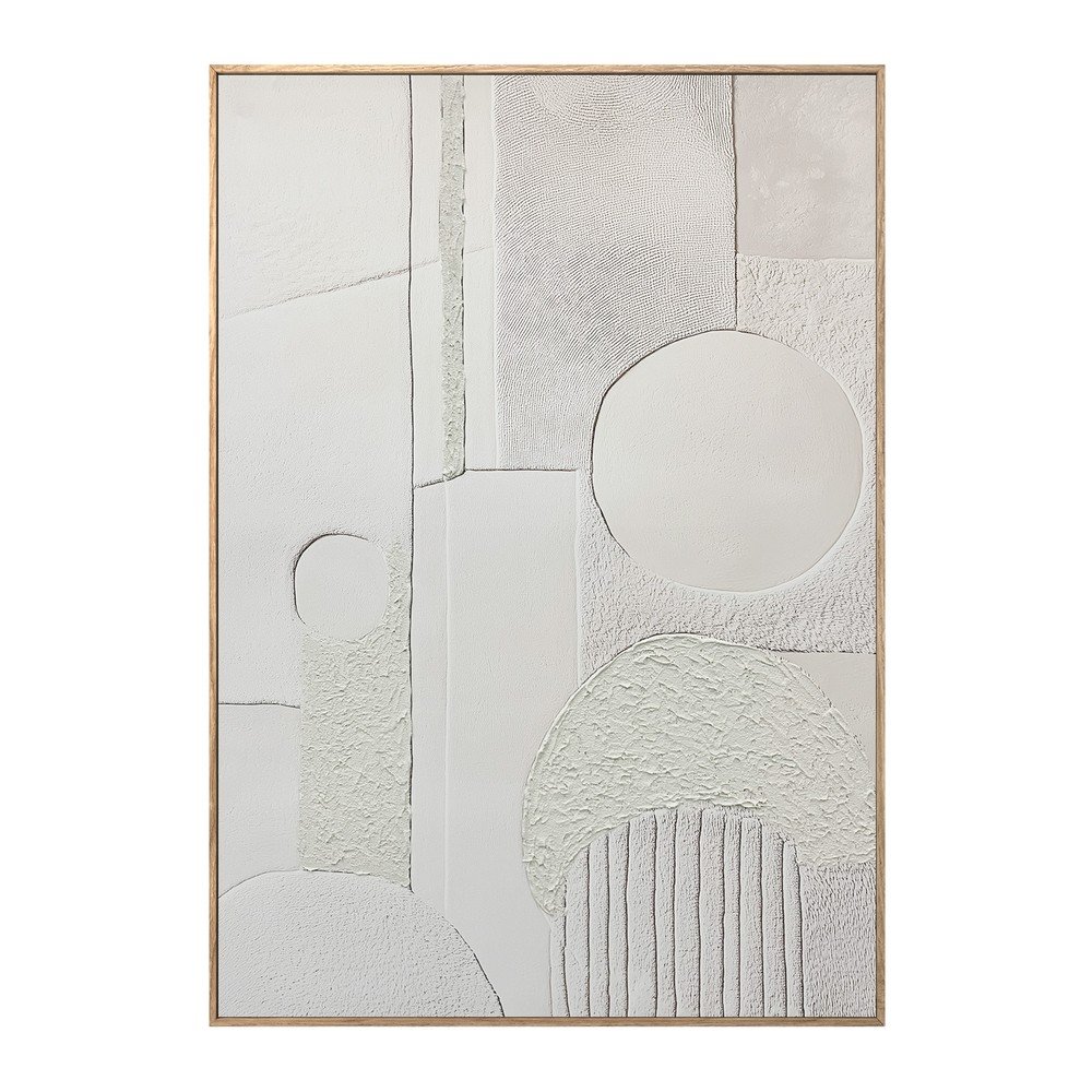 Slika z ročno naslikanimi elementi 70x100 cm Lan 3D Illusion