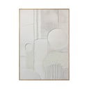 Slika z ročno naslikanimi elementi 70x100 cm Lan 3D Illusion – Styler