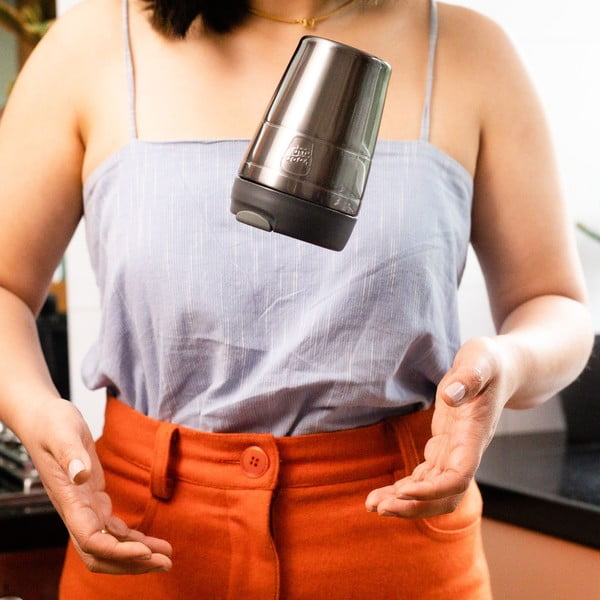 Antracitno siv termo lonček 454 ml Helix Therman Nitro Gloss L – KeepCup-image-1