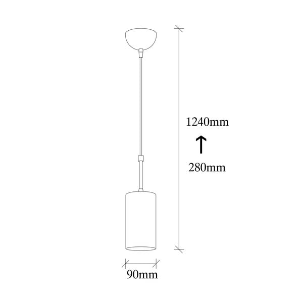 Viseča svetilka v zlati barvi Opviq lights Kem-image-3