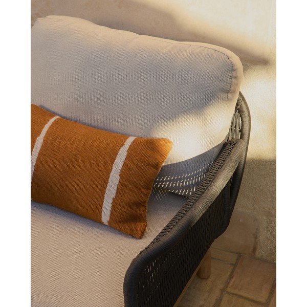 Bež oblazinjen vrtni fotelj Alipa – Kave Home-image-2