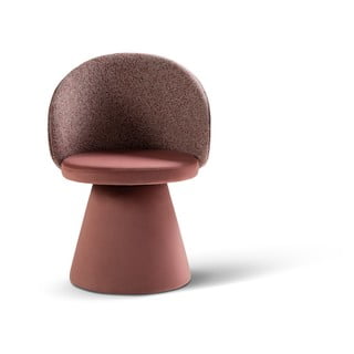 Rožnat žameten fotelj Inez – Micadoni 