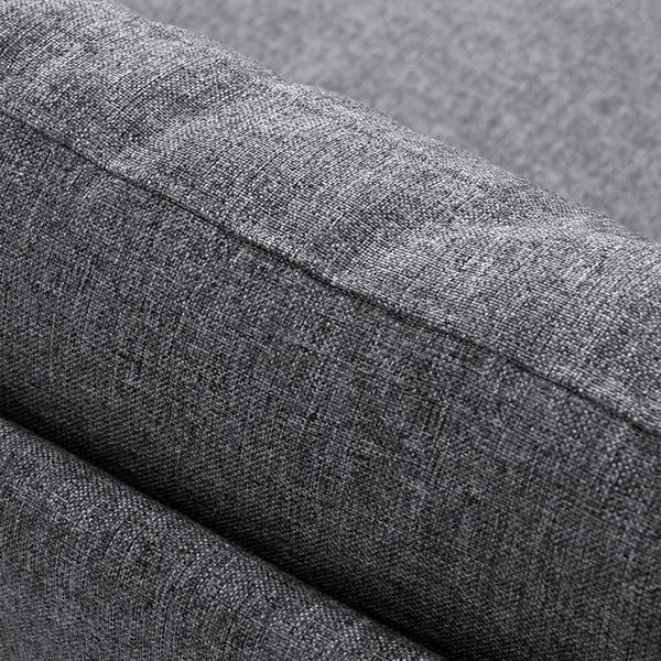 Siv fotelj z naslonom za roke na desni strani in odlagalno desko Balcab Home Martha-image-3