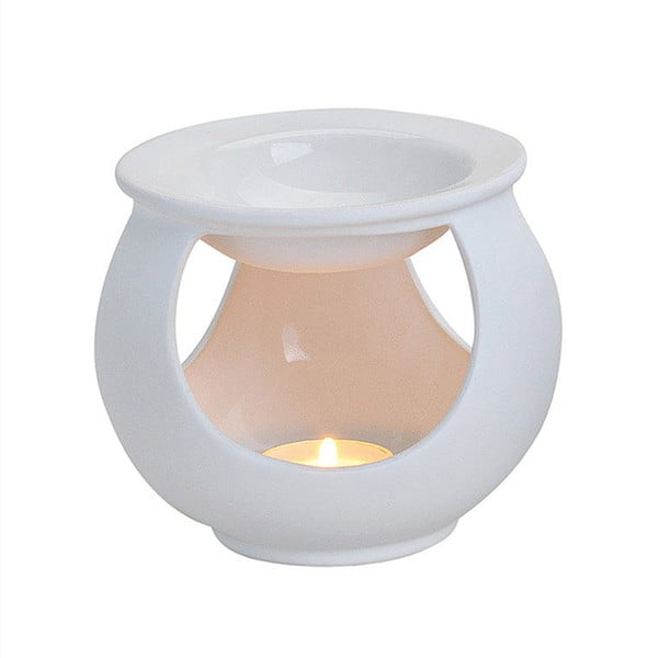 Bela keramična aromaterapevtska svetilka Dakls Essencial
