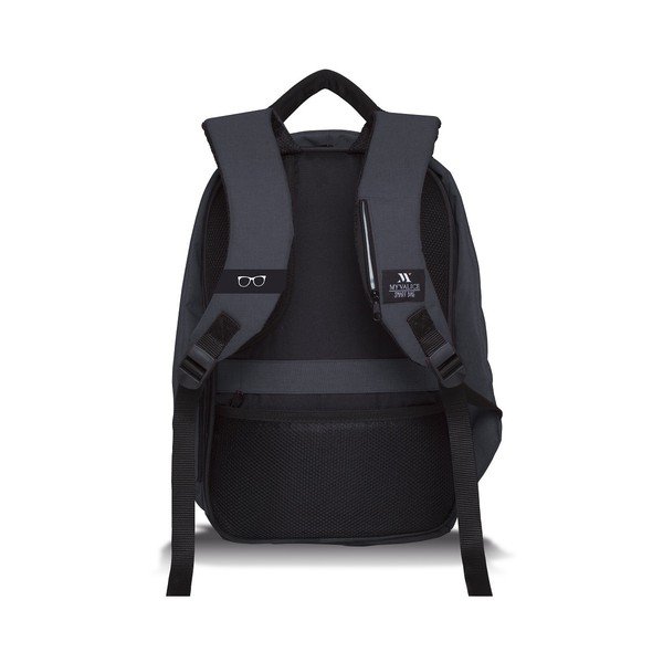 Temno sivo-črn nahrbtnik z USB priključkom My Valice SECRET Smart Bag-image-3