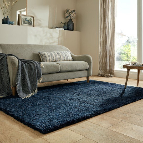 Temno modra preproga 200x290 cm – Flair Rugs-image-1