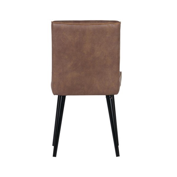 Komplet 2 svetlo rjavih usnjenih stolov BePureHome Revolucija-image-3
