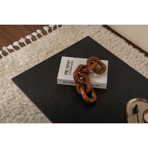 Črna klubska mizica v mat dekorju 60x119 cm Sabin – Kalune Design-image-2