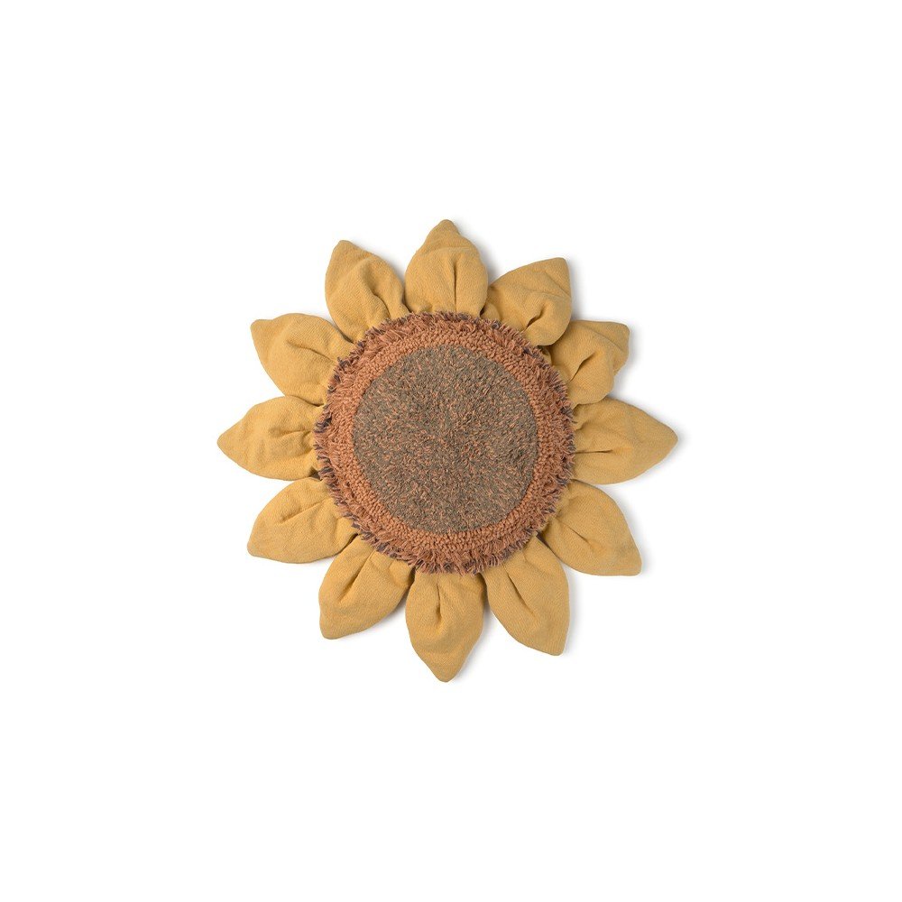 Bombažna otroška blazina 90x90 cm Sunflower