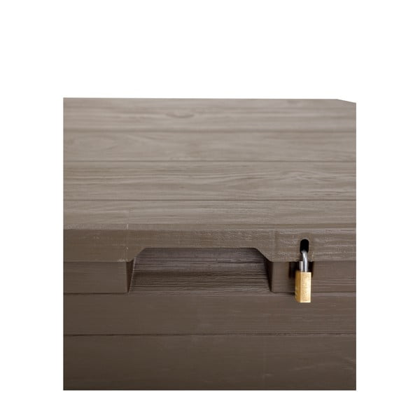 Temno rjava vrtna škatla za shranjevanje Woodys – Toomax-image-4