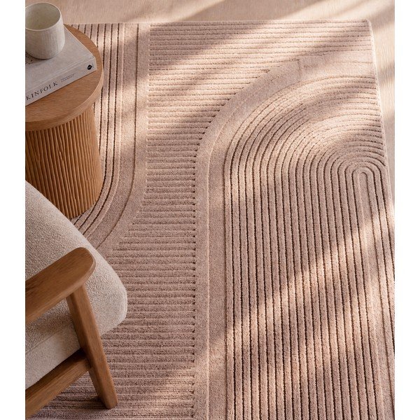 Bež pralna preproga 160x230 cm Pompei 1612 – Ayyildiz Carpets-image-1