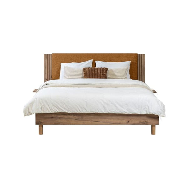 Zakonska postelja z letvenim dnom 140x190 cm Lior – Bobochic Paris-image-2