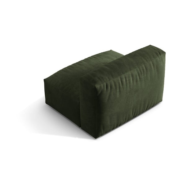 Zelen žameten modul za sedežno garnituro (sredinski modul) Martina – Micadoni -image-2