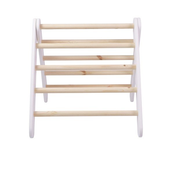 Bel piklerjev trikotnik iz masivnega bora 46x87x60 cm Montessori – Meowbaby-image-3