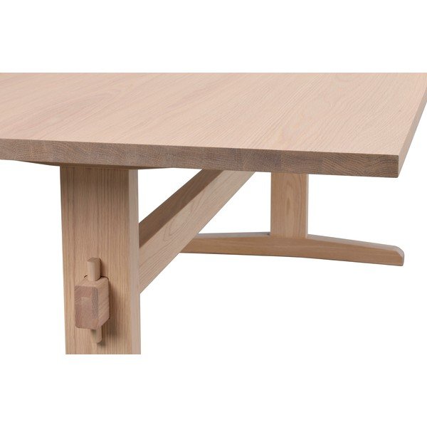 Raztegljiva jedilna miza s ploščo v hrastovem dekorju 240x95 cm Westville - Rowico-image-3