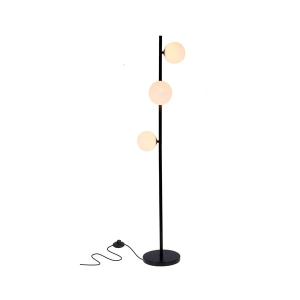 Črna talna svetilka (višina 150 cm) Kama - Candellux Lighting-image-1