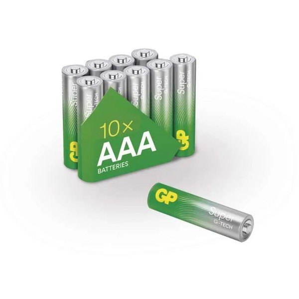 Komplet 10 alkalnih baterij EMOS GP Super AAA