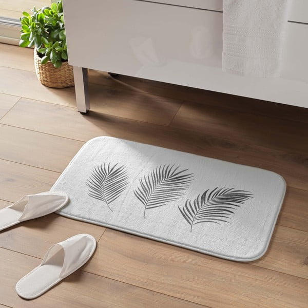 Kopalniška preproga 45x75 cm v beli in srebrni barvi Orbella – douceur d'intérieur-image-1