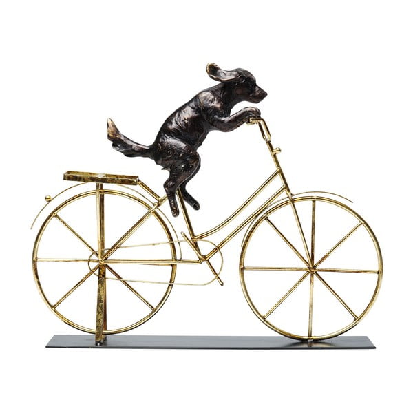 Kovinski kipec Dog with Bicycle – Kare Design