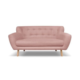 Svetlo roza kavč Cosmopolitan Design London, 162 cm