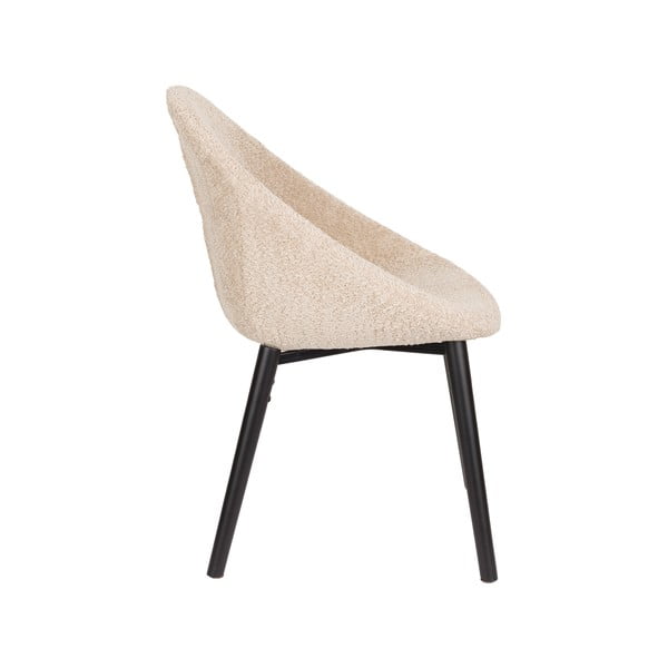 Bež oblazinjen jedilni stol Fenna – Dutchbone-image-3