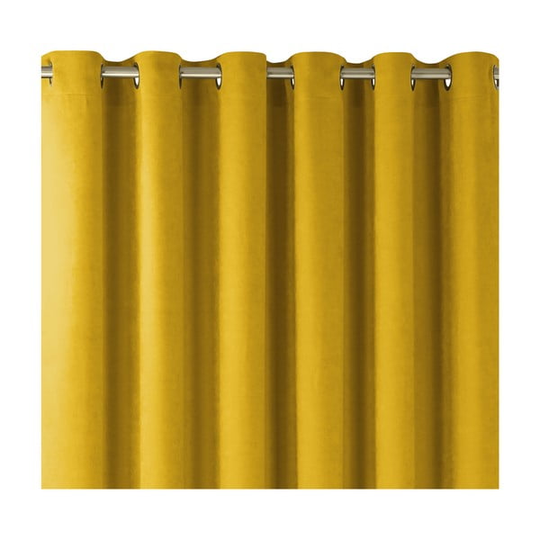 Temno rumena zavesa 140x175 cm Milana - Homede