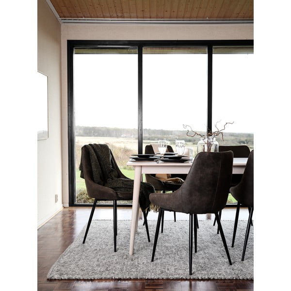 Raztegljiva hrastova jedilna miza 180x90 cm Tyler - Rowico-image-2