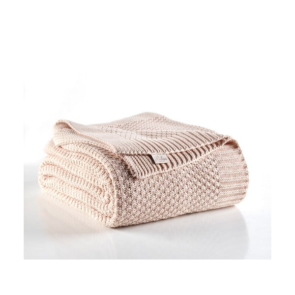 Svetlo roza posteljno pregrinjalo Silvi, 220 x 240 cm-image-1