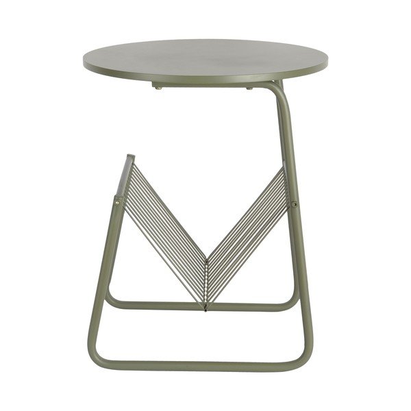 Kovinska okrogla stranska mizica ø 40 cm Riqueza Revista – Leitmotiv-image-3