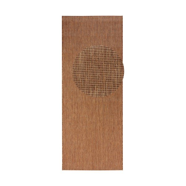 Rjava zunanja preproga Bougari Match, 80 x 200 cm