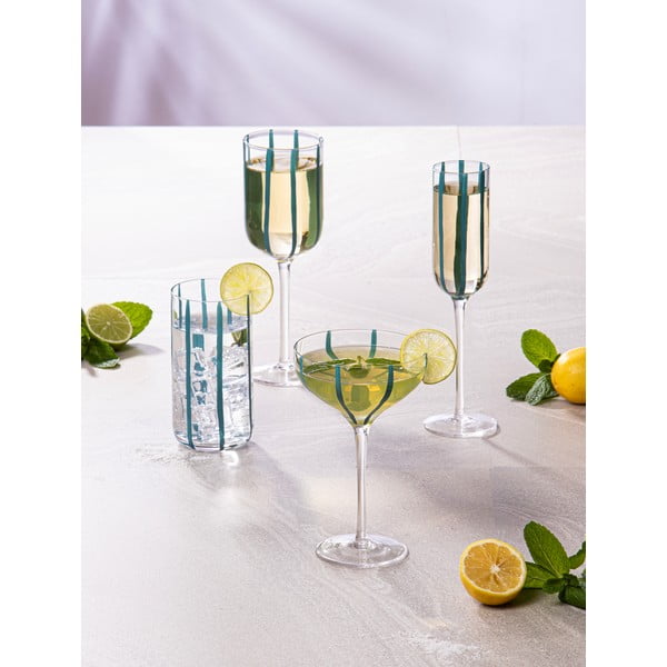 Kozarci v kompletu 4 ks 450 ml Stripe – Ladelle-image-1