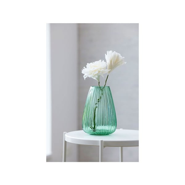 Vaza iz zelenega stekla Bitz Kusintha, višina 22 cm-image-2