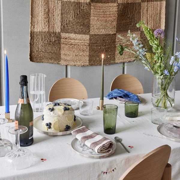 Steklena ročno izdelana vaza (višina 24 cm) Kuki – OYOY Living Design-image-1