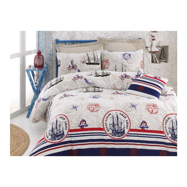 Posteljno perilo za eno posteljo Sailor, 140 x 200 cm