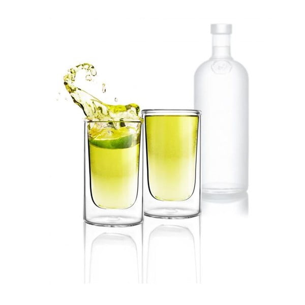 Komplet 2 dvojnih kozarcev Vialli Design Amo Shot, 50 ml-image-1