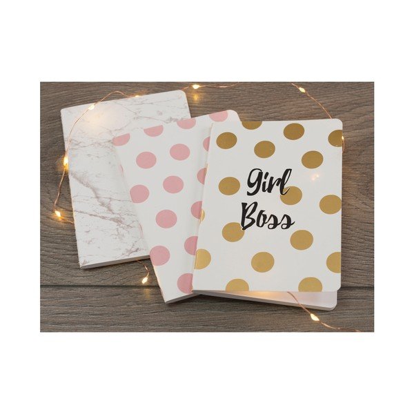 Komplet 3 zvezkov Creative Tops Girl Boss-image-1