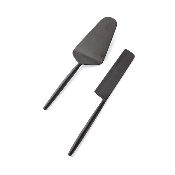 Komplet za serviranje torte 2 ks iz nerjavečega jekla Bronte – Bizzotto-image-1