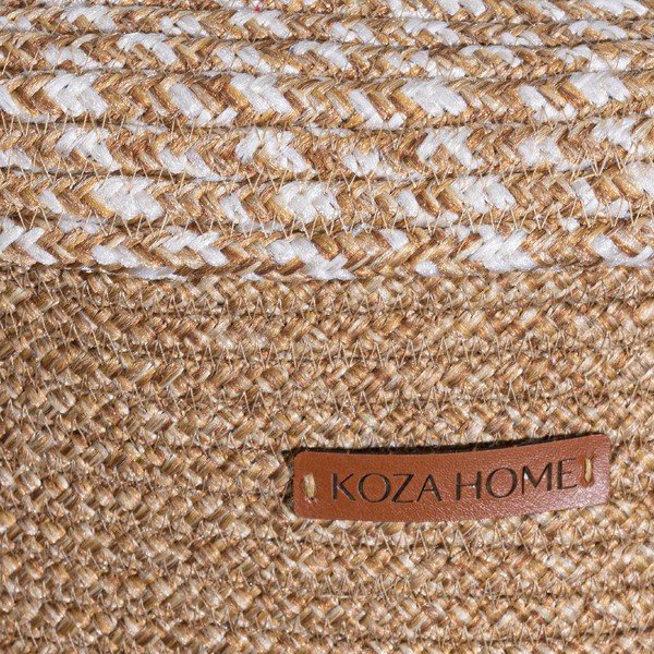 Bež tekstilna škatla za shranjevanje s pokrovom 36x45x50 cm – Mioli Decor-image-3