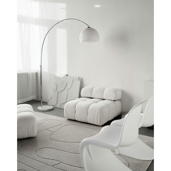 Svetlo siva volnena preproga 133x190 cm Morphic – Agnella-image-2