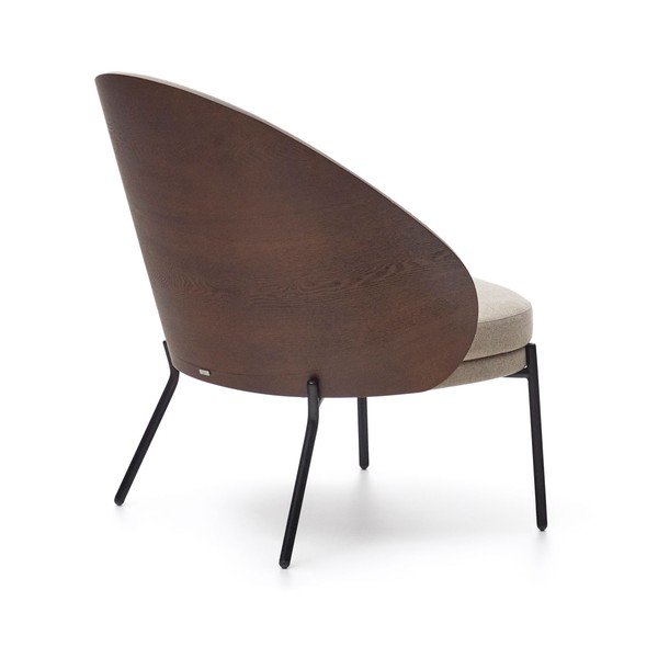 Svetlo rjav fotelj Eamy – Kave Home-image-4