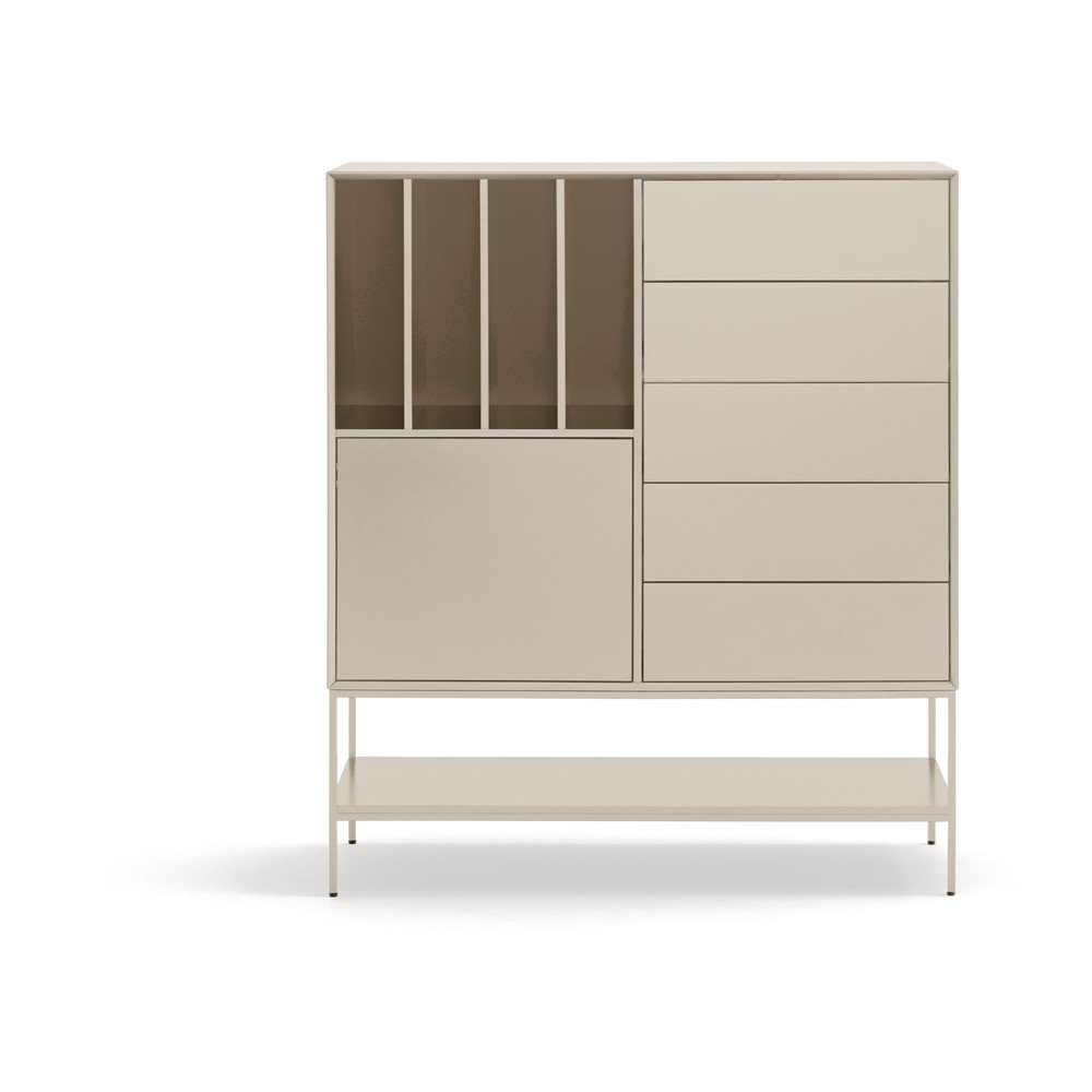 Kremno bela omarica 120x140x45 cm Platt