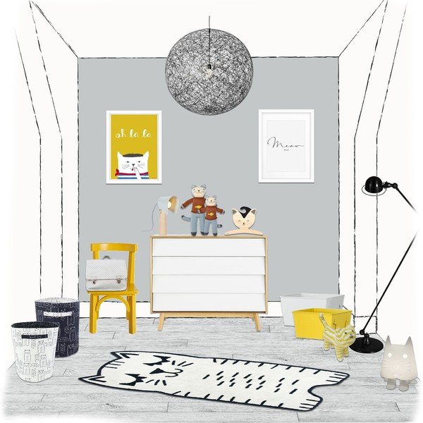 Otroška preproga Nattiot Charlie, 80 x 150 cm-image-1