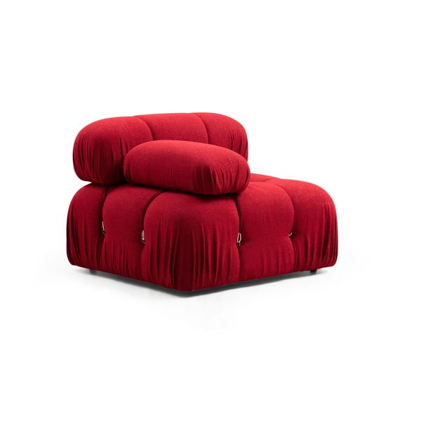Rdeča modularna sedežna garnitura (levi kot) Bubble – Artie