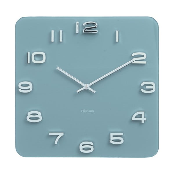 Karlsson Vintage modra ura, 35 x 35 cm